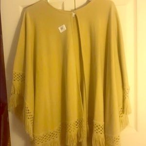 Handmade sweater poncho from Ecuador